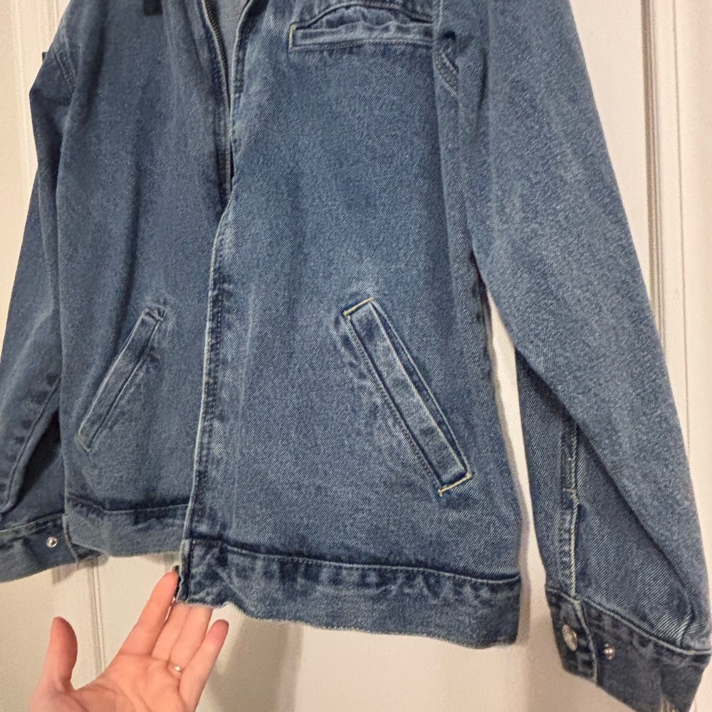 Classic Denim Jacket wild Fable oversized small - Picture 4 of 5